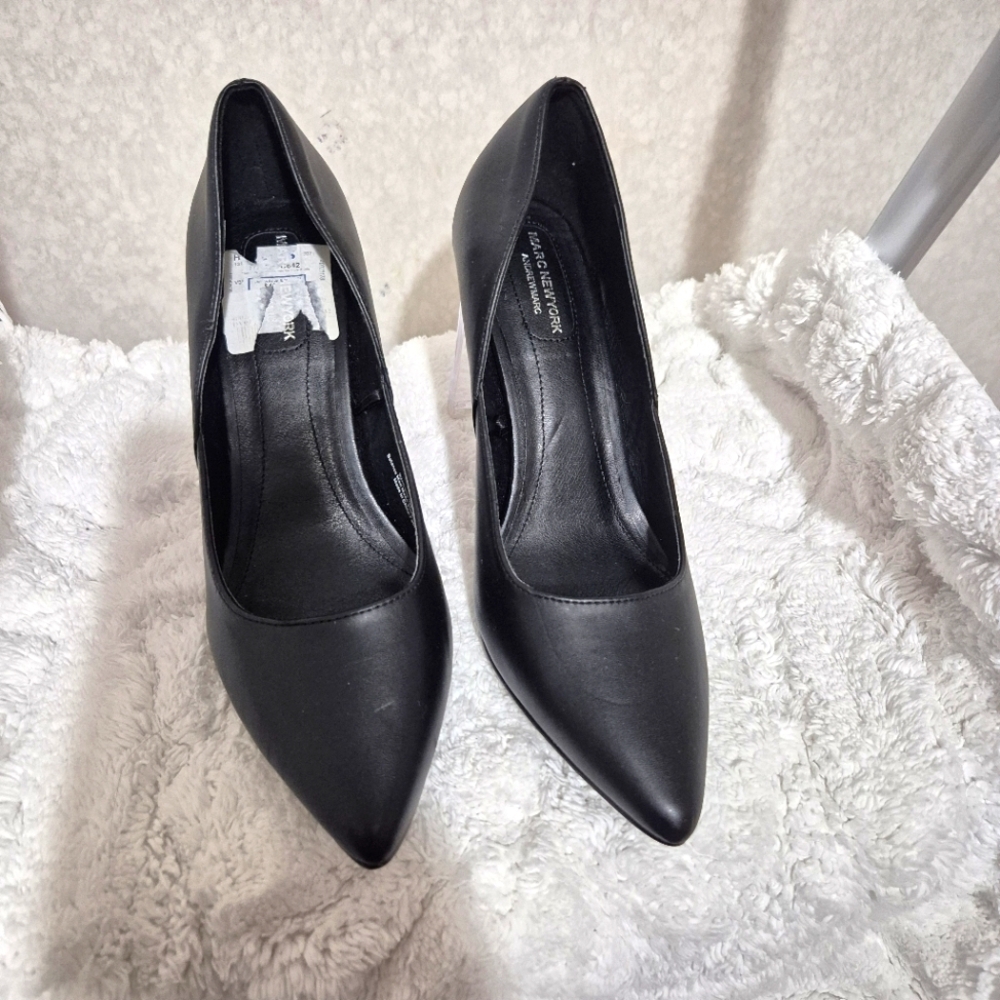 MARC NEW YORK  Elegant Black Women's Heels...CLEAR HEELS ...SIZE:8M - Picture 7 of 12